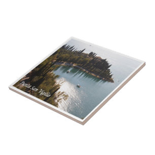 GAL099 PUNTA SAN VIGILIO Lake Garda, Italy, Tile