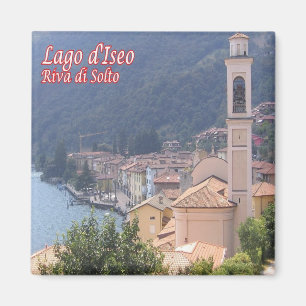 GAL101 RIVA DI SOLTO, Lake Iseo, Italy, Fridge Magnet