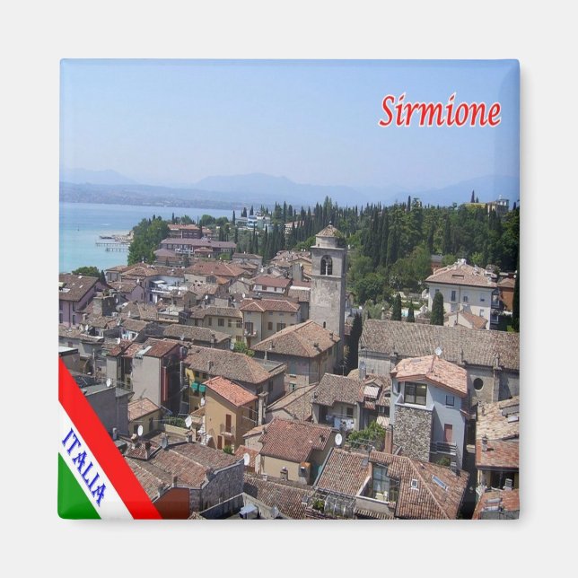 GAL108 SIRMIONE Lake Garda, Italy, Fridge Magnet (Front)