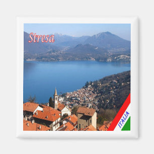 GAL115 STRESA, Lake Maggiore, Italy, Fridge Magnet