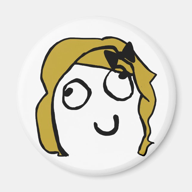 gal meme magnet (Front)