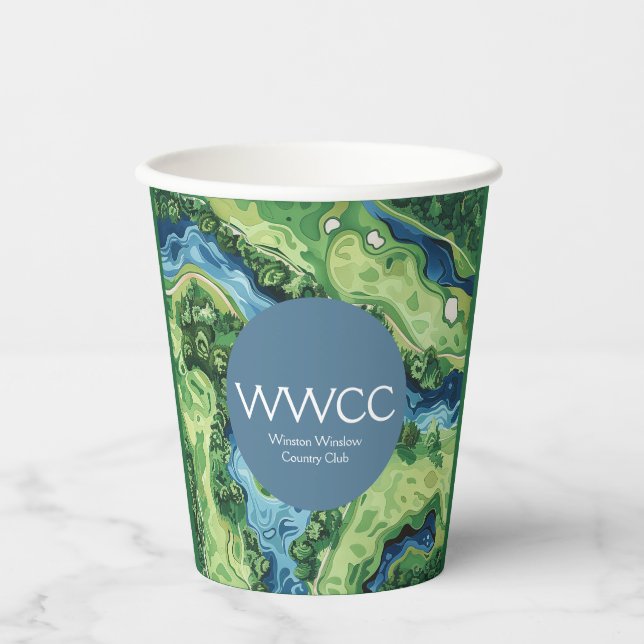 Gala Golf Party Paper Cup (Front)