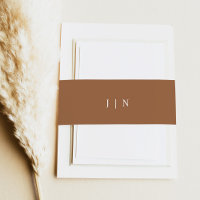 GALA Minimalist Bohemian Terracotta Monogram