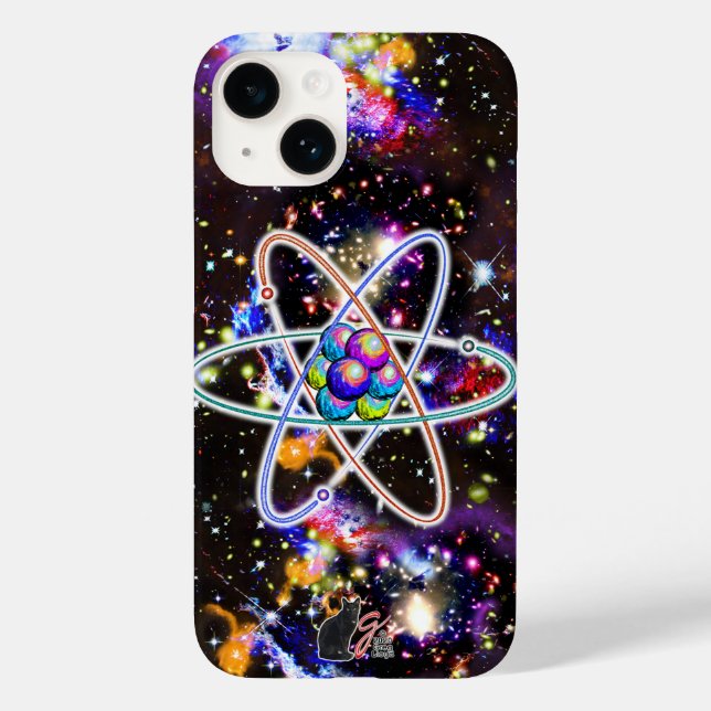 Galactic Atomic Case-Mate iPhone Case (Back)