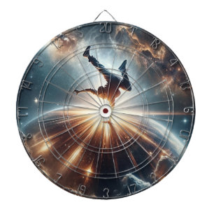 Galactic Breakdance Explosion in Deep Space Dartboard