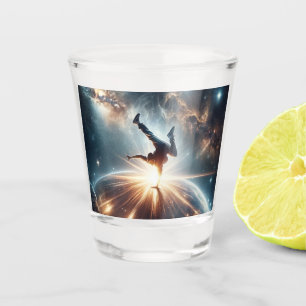 Galactic Breakdance Explosion in Deep Space Shot Glass