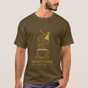 Galactic Brew – Interstellar Coffee Since 1961 T-Shirt