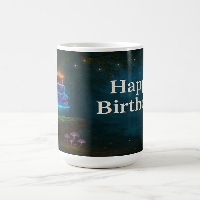 Galactic Cake in the Enchanted Forest Coffee Mug (Center)