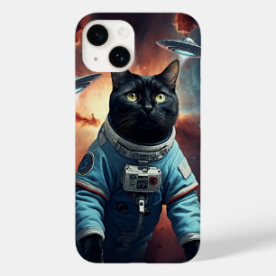 Galactic Cat Astronaut Case-Mate iPhone 14 Case