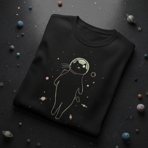 Galactic Cat Voyager Design – Space Cat Astronaut T-Shirt