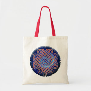 Galactic Celtic Love Knot Tote Bag