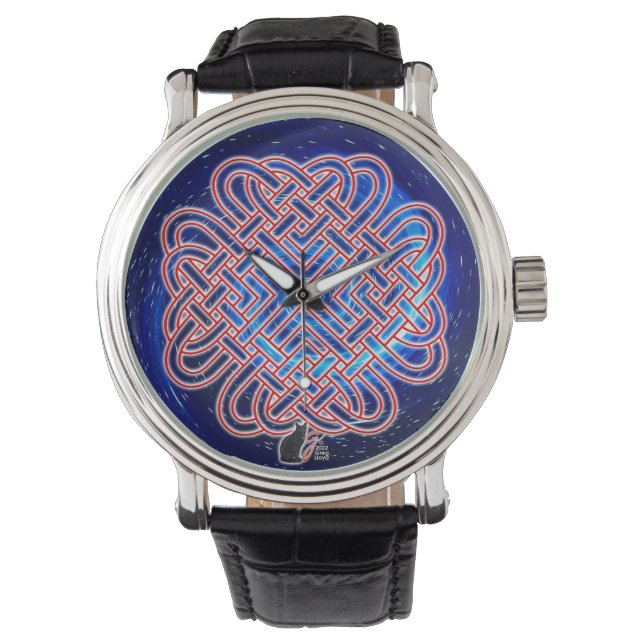 Galactic Celtic Love Knot Watch (Front)