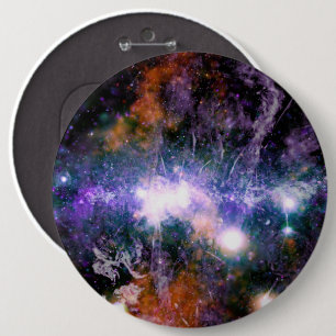 Galactic Centre of Milky Way Galaxy X-Ray Hubble   6 Cm Round Badge