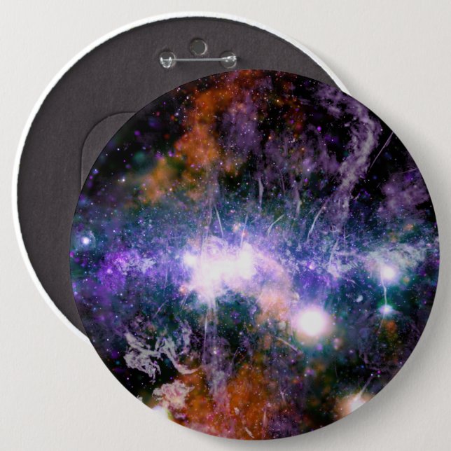 Galactic Centre of Milky Way Galaxy X-Ray Hubble   6 Cm Round Badge (Front & Back)