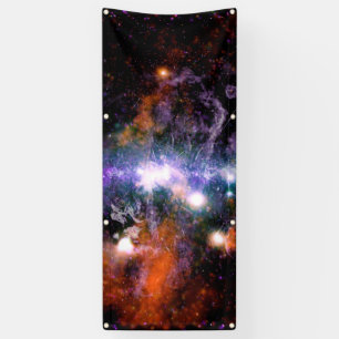 Galactic Centre of Milky Way Galaxy X-Ray Hubble Banner