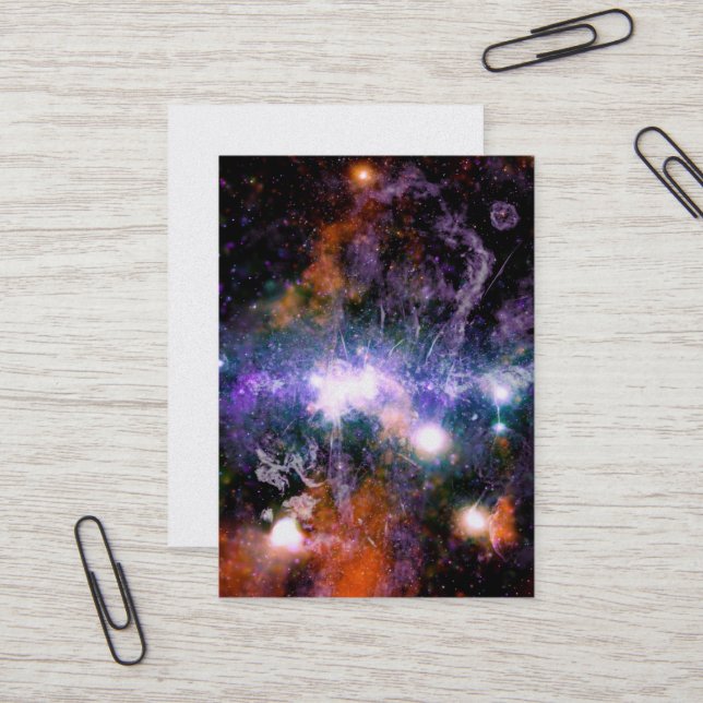 Galactic Centre of Milky Way Galaxy X-Ray Hubble   Business Card (Front/Back In Situ)
