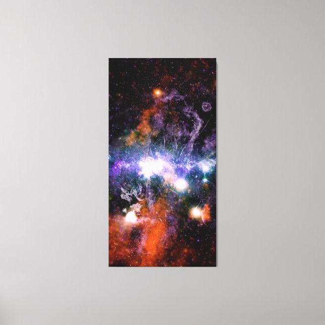 Galactic Centre of Milky Way Galaxy X-Ray Hubble   Canvas Print (Front)
