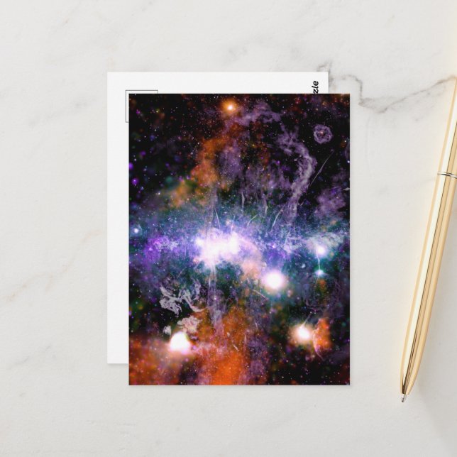 Galactic Centre of Milky Way Galaxy X-Ray Hubble   Postcard (Front/Back In Situ)