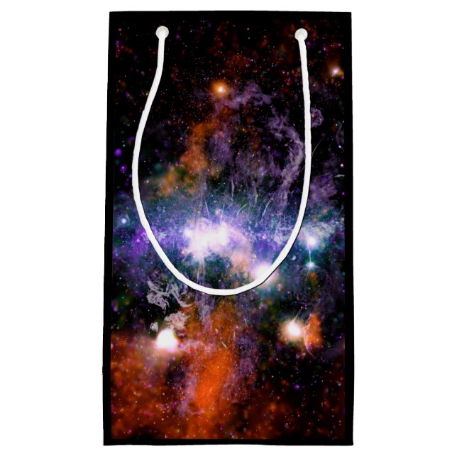 Galactic Centre of Milky Way Galaxy X-Ray Hubble   Small Gift Bag (Front)