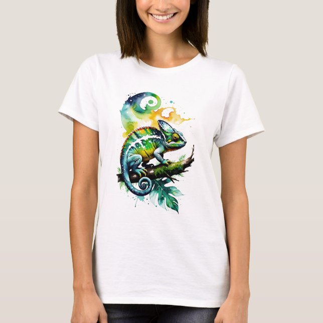 Galactic Chameleon T-Shirt (Front)