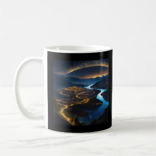 Galactic Chic: Customised Space Theme Coffee Mug