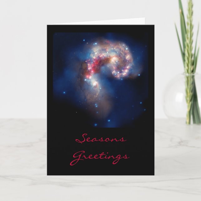 Galactic Collision Holiday Card (Front)