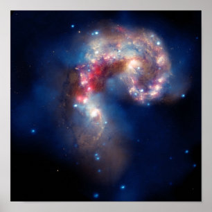 Galactic Collision Poster
