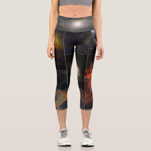 Galactic Comfort Capri Leggings