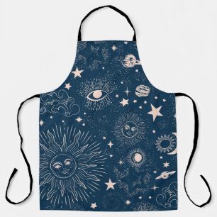 Galactic Constellations: Space Pattern Design Apron