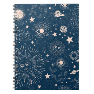Galactic Constellations: Space Pattern Design Notebook
