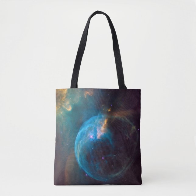 Galactic Cool Outer Space Pictures Cool Space Wood Tote Bag (Front)