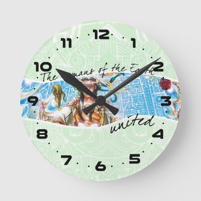 Galactic Council: The Humans United clock (Front)