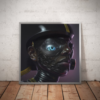 Galactic Cyborg Poster