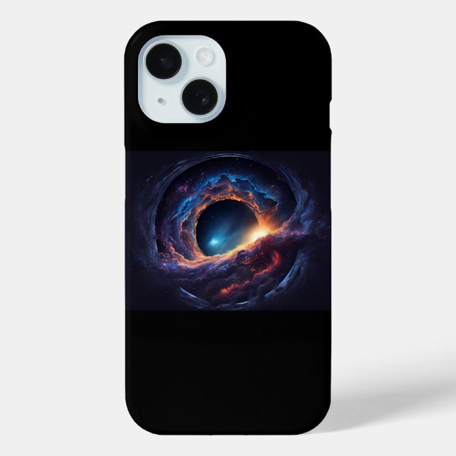 "Galactic Dreams" Universe iPhone 15 Case  (Back)