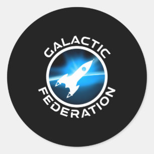 Galactic Federation Logo _1 Classic Round Sticker