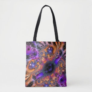 Galactic Fractals Tote Bag