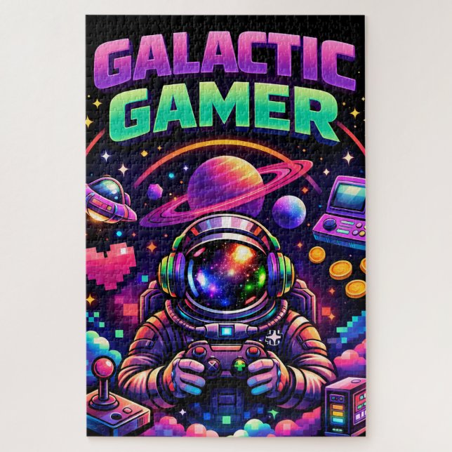 Galactic gamer jigsaw puzzle (Vertical)