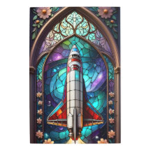 Galactic Gateway: Houston Space Shuttle Stained