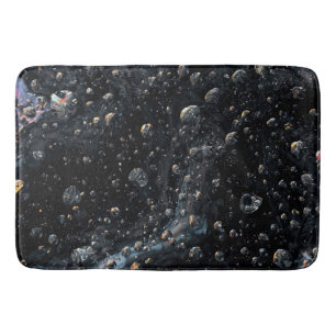 Galactic Gemstone Droplets on a Cosmic Canvas Bath Mat