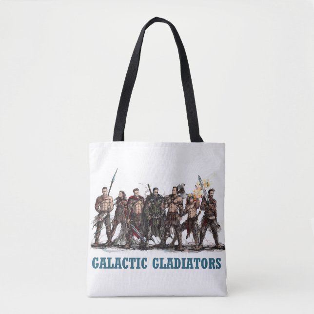 Galactic Gladiators Tote Bag (Front)