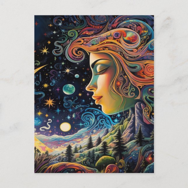 Galactic Goddess Postcard (Front)