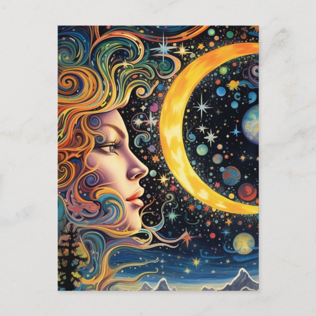 Galactic Goddess Postcard (Front)