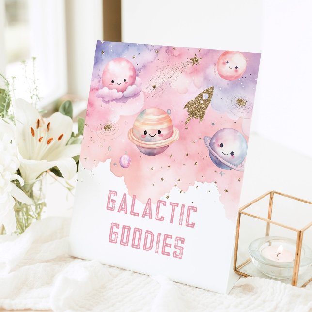 Galactic Goodies Outer Space planets Pedestal Sign (Creator Uploaded)