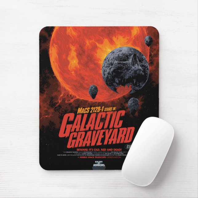 Galactic Graveyard Poster, Macs 2129-1. Mouse Mat (With Mouse)