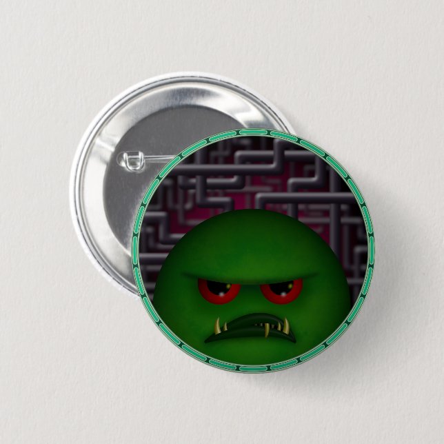 Galactic Grudgling 6 Cm Round Badge (Front & Back)