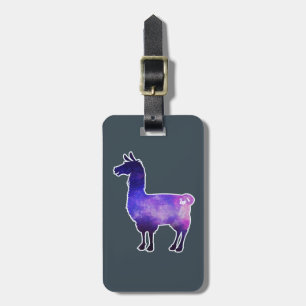 Galactic Llama Luggage Tag