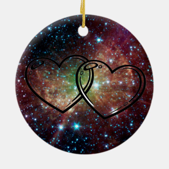 Galactic Love Ornament (Back)