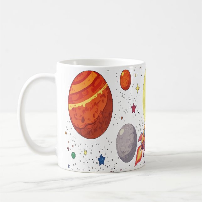 Galactic Morning Mug Space Themed Coffee (Left)