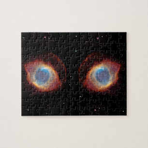 Galactic Nebula Eyes Jigsaw Puzzle