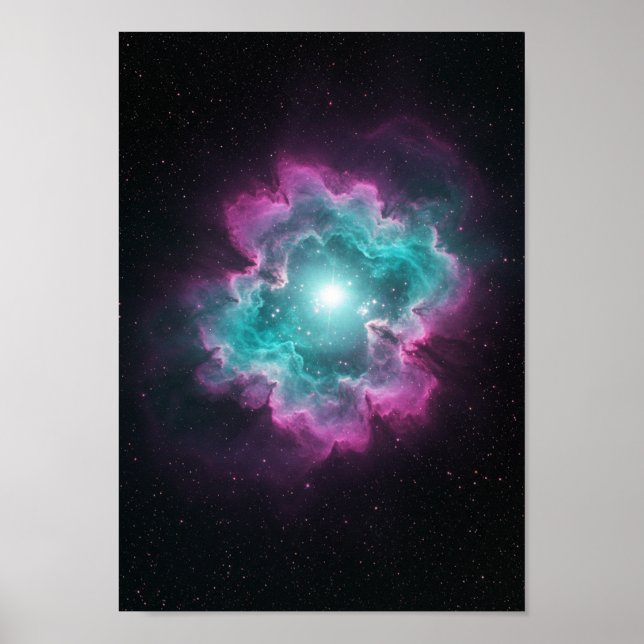Galactic Nebula Space Print (Front)